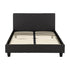 Prado 4FT Bed - Brown Faux Leather